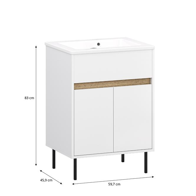 Ormarić ispod umivaonika Greenland 60 bijela,2