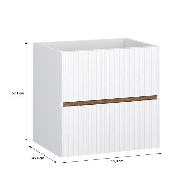 Ormarić ispod umivaonika Joy 60 2S bijela,2