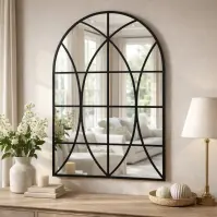Vitraž ogledalo black 69x95cm ty004