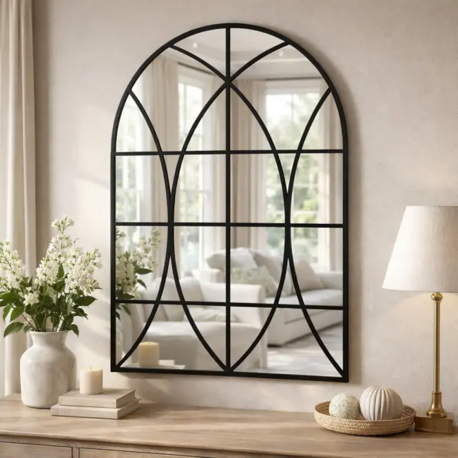 Vitraž ogledalo black 69x95cm ty004