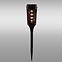 Solarna lampa 46810 Flame ažur Black