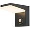 Solarna zidna lampa sa senzorom pokreta 46823 Black K1,2