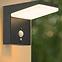 Solarna zidna lampa sa senzorom pokreta 46823 Black K1,3