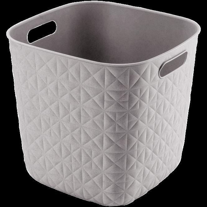 Kvadratna košarica softex 15l 258711 bež