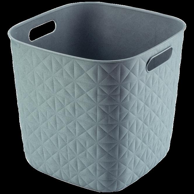 Kvadratna košarica softex 15l 258712 tirkizna