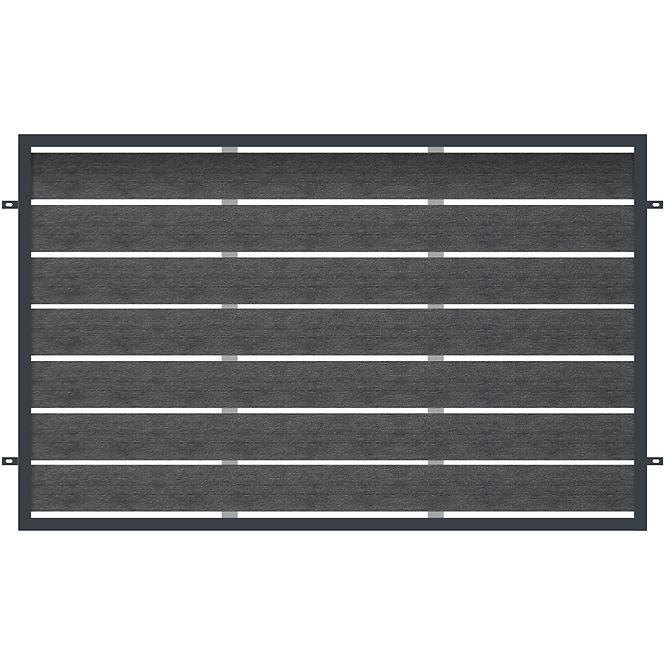 Element ograde Afrodyta 2x1,2 ZN RAL 7016 + kompozit