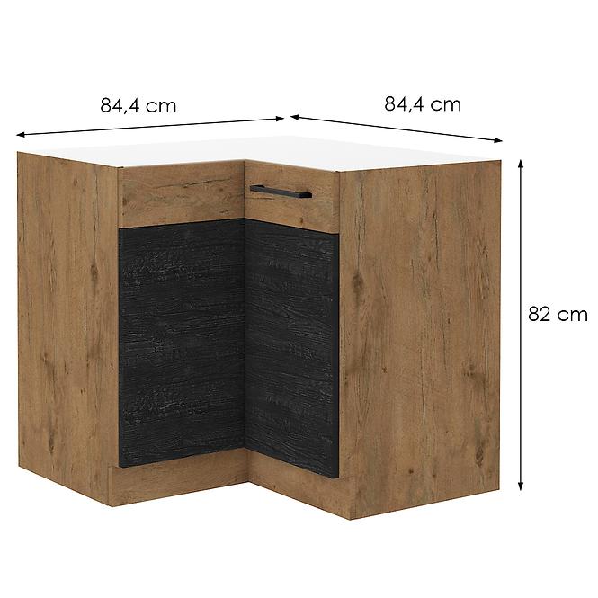 Kuhinjski ormarić Vigo dark 90x90 Nd 2f Bb