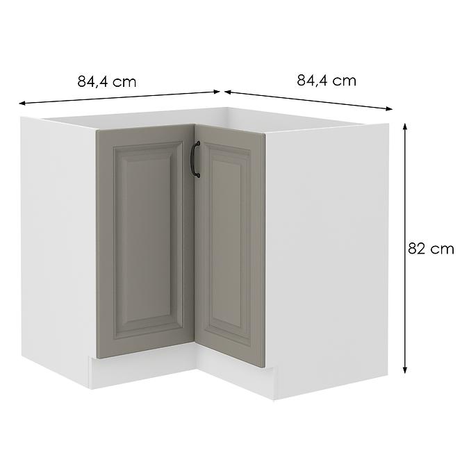 Kuhinjski ormarić Stilo claygrey/bijeli 90x90 Nd 2f Bb
