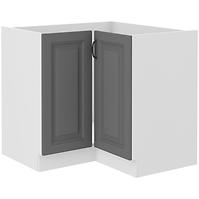 Kuhinjski ormarić Stilo dustgrey/bijeli 90x90 Nd 2f Bb