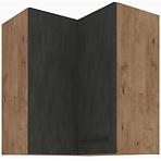 Kuhinjski ormarić Vigo grafit mat 60x60 GN-72 2F (90°)