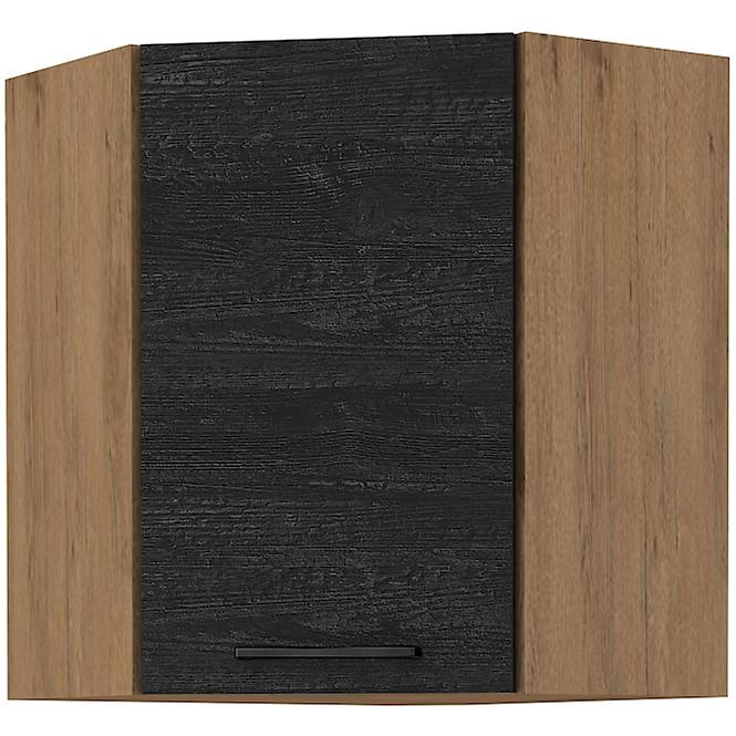 Kuhinjski ormarić Vigo dark 60x60 GN-72 1F (45°)