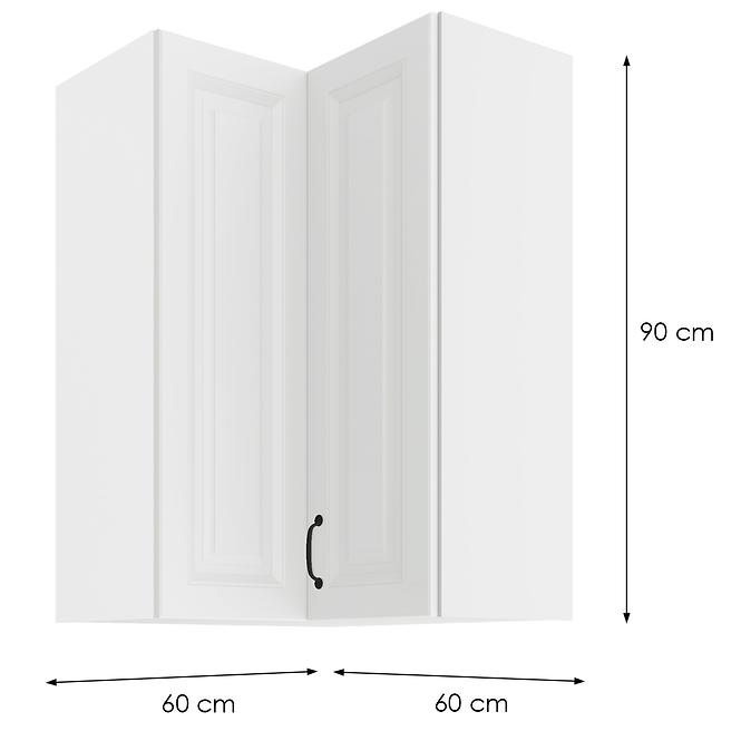 Kuhinjski ormarić Stilo bijeli/bijeli 60x60 GN-90 2F (90°)