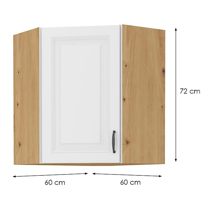 Kuhinjski ormarić Stilo bijeli/artisan 60x60 GN-72 1F (45°)