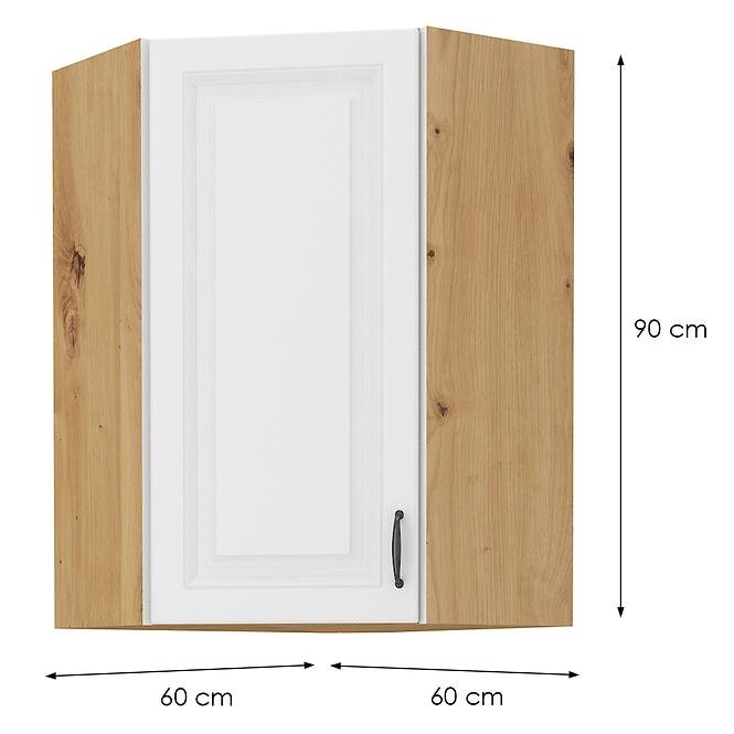 Kuhinjski ormarić Stilo bijeli/artisan 60x60 GN-90 1F (45°)