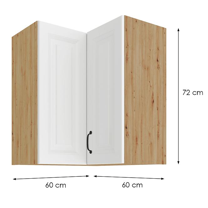 Kuhinjski ormarić Stilo bijeli/artisan 60x60 GN-72 2F (90°)