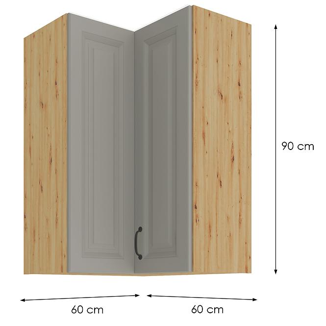 Kuhinjski ormarić Stilo claygrey/artisan 60x60 GN-90 2F (90°)