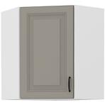 Kuhinjski ormarić Stilo claygrey/bijeli 60x60 GN-72 1F (45°)