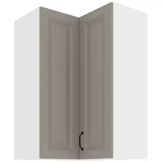 Kuhinjski ormarić Stilo claygrey/bijeli 60x60 GN-90 2F (90°)