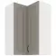 Kuhinjski ormarić Stilo claygrey/bijeli 60x60 GN-90 2F (90°)