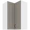 Kuhinjski ormarić Stilo claygrey/bijeli 60x60 GN-90 2F (90°)