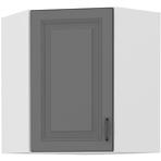 Kuhinjski ormarić Stilo dustgrey/bijeli 60x60 GN-72 1F (45°)