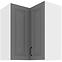 Kuhinjski ormarić Stilo dustgrey/bijeli 60x60 GN-72 2F (90°)