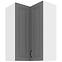 Kuhinjski ormarić Stilo dustgrey/bijeli 60x60 GN-90 2F (90°)