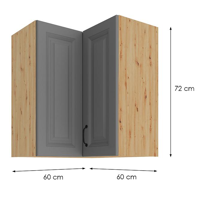Kuhinjski ormarić Stilo dustgrey/artisan 60x60 GN-72 2F (90°)