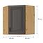 Kuhinjski ormarić Stilo grafit/artisan 60x60 GN-72 1F (45°),2
