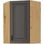 Kuhinjski ormarić Stilo grafit/artisan 60x60 GN-90 1F (45°)