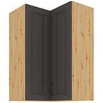 Kuhinjski ormarić Stilo grafit/artisan 60x60 GN-90 2F (90°)