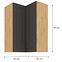 Kuhinjski ormarić Stilo grafit/artisan 60x60 GN-90 2F (90°),2