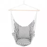 Brazilska fotelja crno-bijela