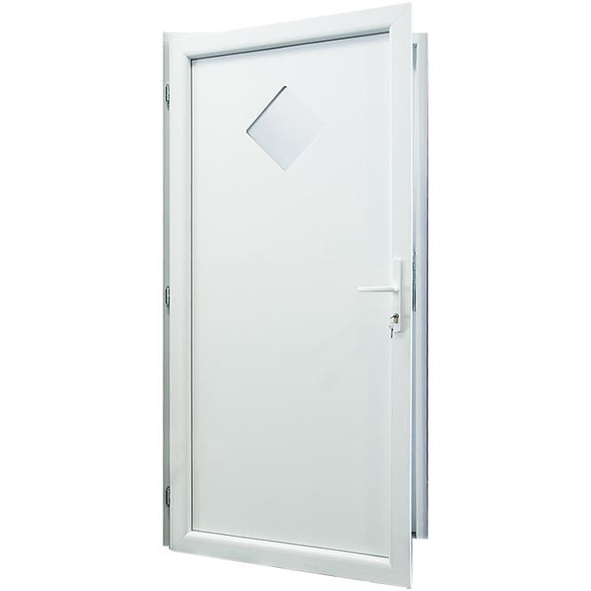 Ulazna vrata Madeleine Eco D19 90L 98x198x6 bijela