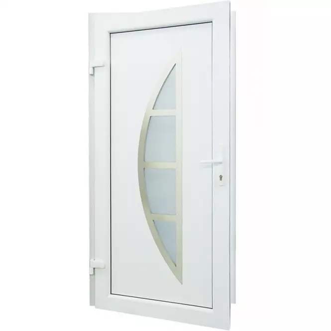 Ulazna vrata Helsinki D28 90L 98x198x7 bijela,2