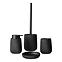 Dozator za sapun ribs crni,3