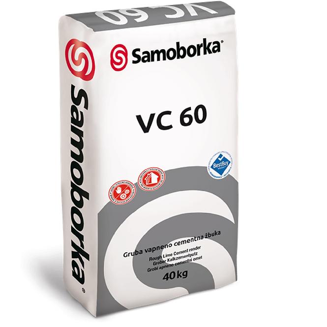 Vapneno cementna žbuka SAMOBORKA VC 60 25 KG