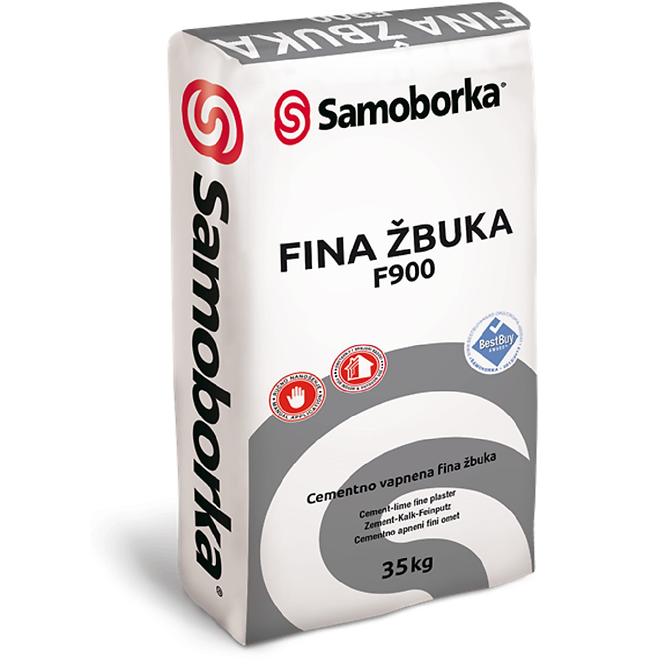 Cementno vapnena fina žbuka SAMOBORKA FINA ŽBUKA F-900 35 KG