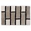 Set tepiha 50x80+55x45cm bricks smeđa