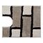 Set tepiha 50x80+55x45cm bricks smeđa,2