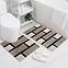 Set tepiha 50x80+55x45cm bricks smeđa,6