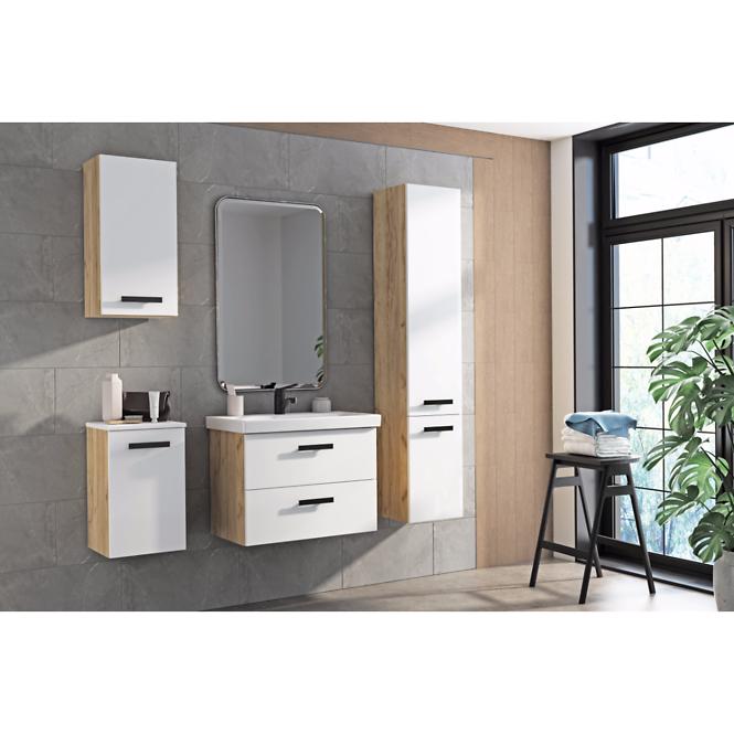 Kupaonski set Songa 65 cm 2S hrast/bijela
