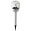 SOLARNA LAMPA LOPTA RGB 8CM CRACK EKO0614,3