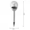 SOLARNA LAMPA LOPTA RGB 8CM CRACK EKO0614,4