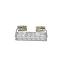 Košarica pravokutna 30x13x4.5cm srebrni men-7059,2
