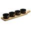 Set zdjelica za dipove 4/1  39.7x9x1cm crna,5