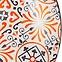 Porculanski plitki tanjur Maiolica Orange 26,5 cm,3