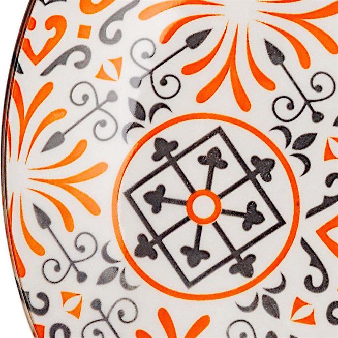 Porculanski plitki tanjur Maiolica Orange 26,5 cm,4