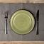 Tanjur lines Oil Green desertni 19 cm,3