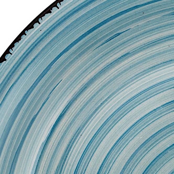 Plitki tanjur Lines Faded Blue 27 cm
